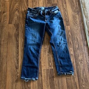 Women's Blue Jean capris bke stella